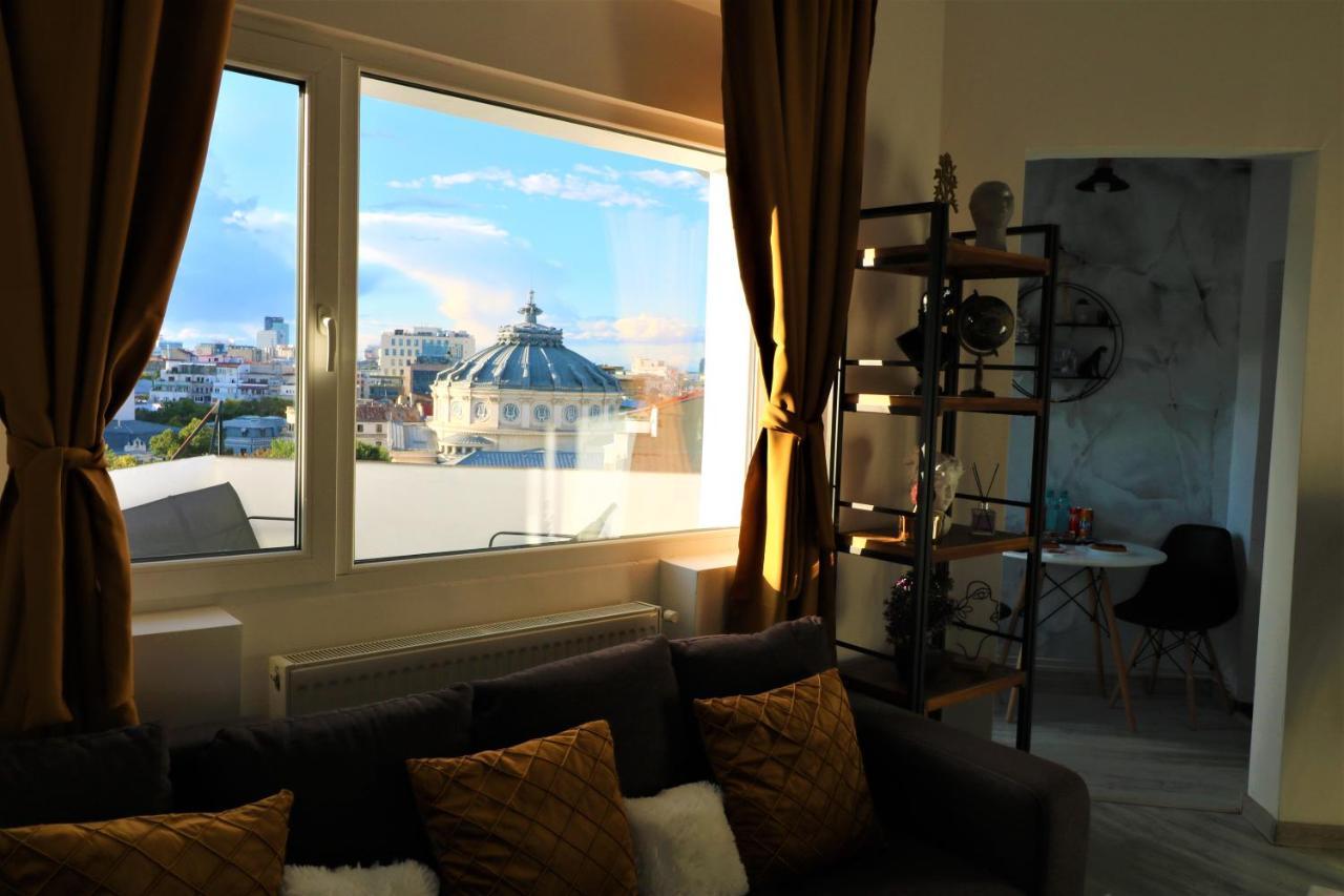Athénée Palace Apartment - Panoramic View Terrace&Balcony - FREE MINIBAR Bucarest Extérieur photo
